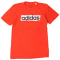 Ανδρικό γραφικό μπλουζάκι ADIDAS τοπ Μικρό κόκκινο βαμβακερό