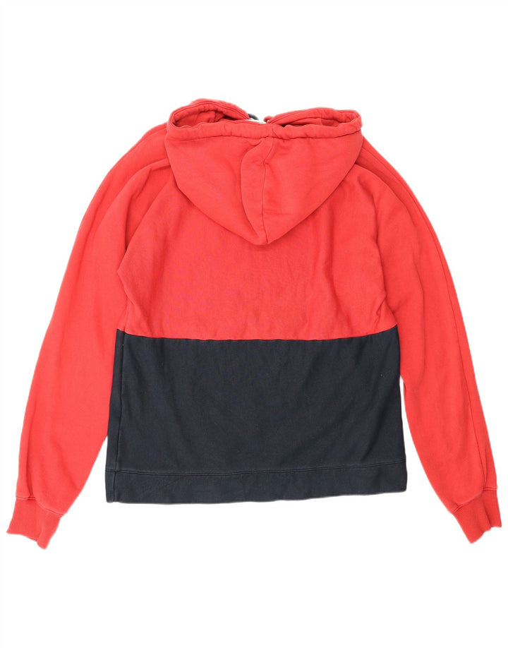 CHAMPION Γυναικεία γραφικά κουκούλα UK 16 Large Red Colourblock