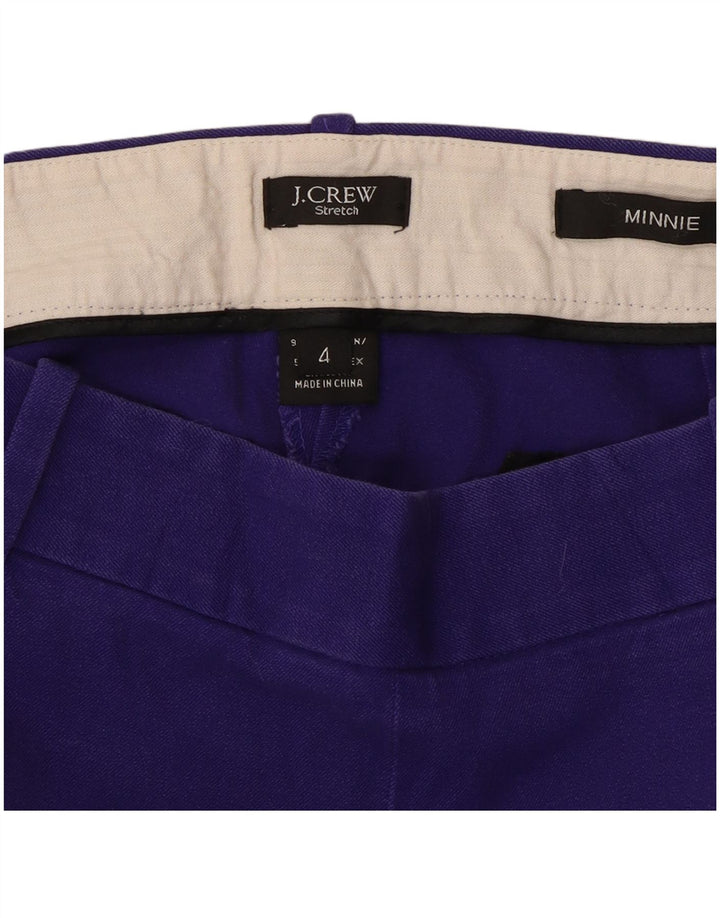 J. CREW Γυναικείο Minnie Slim Casual Παντελόνι US 4 Small W27 L24 Purple
