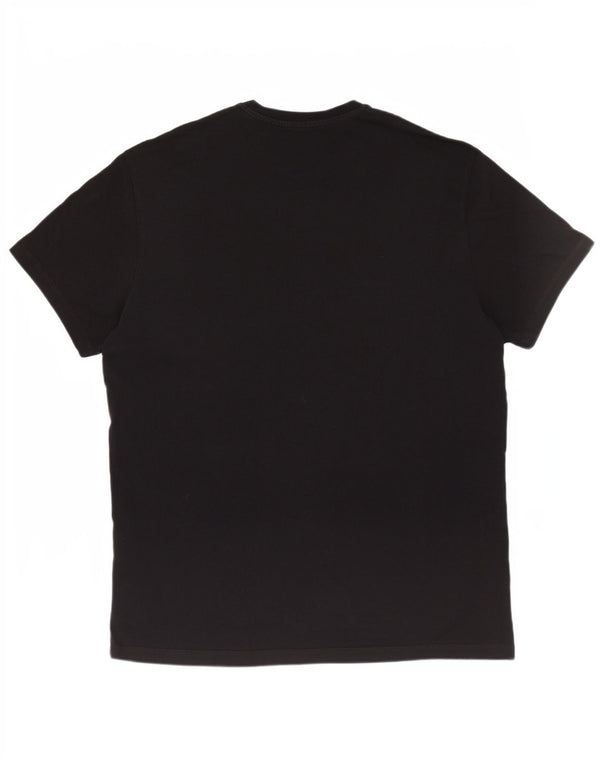 Armani Exchange Ανδρικό T-Shirt κανονικό γραφικό Top Small Black Geometric