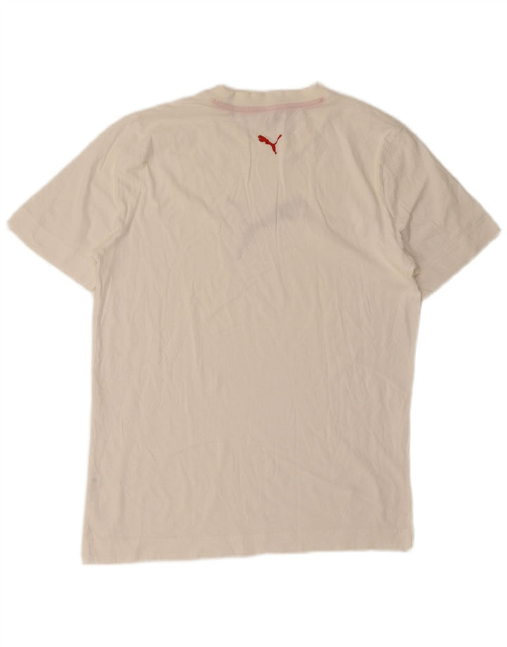 Ανδρικό γραφικό T-Shirt Puma Top Large Λευκό
