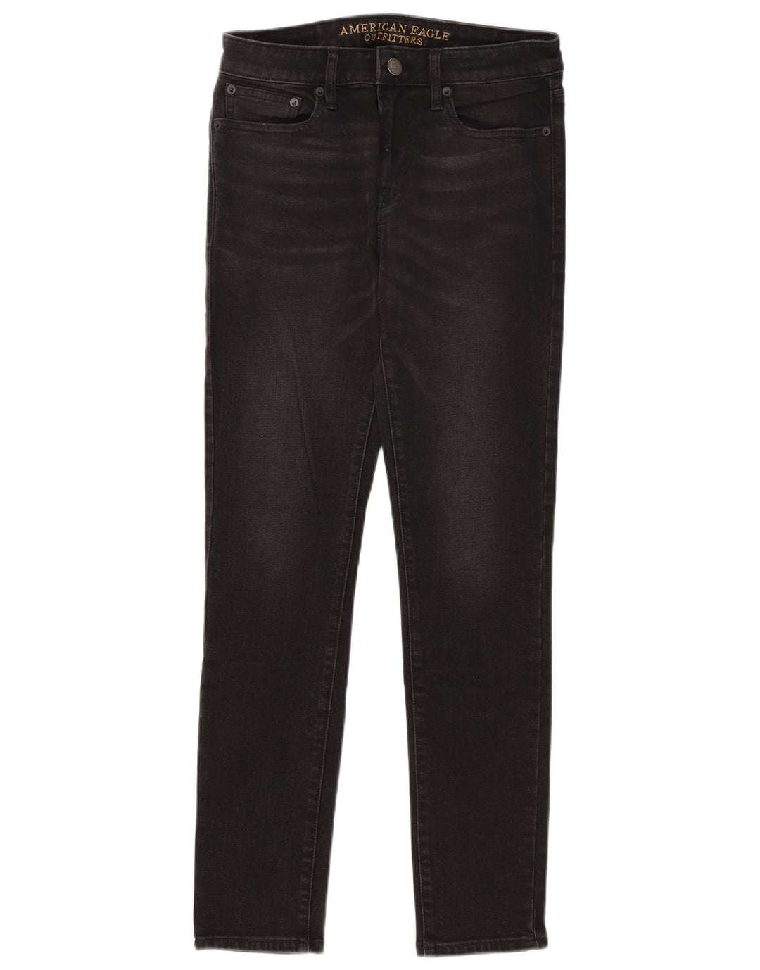 American Eagle Γυναικείο Skinny Jeans W30 L30 μαύρο βαμβακερό