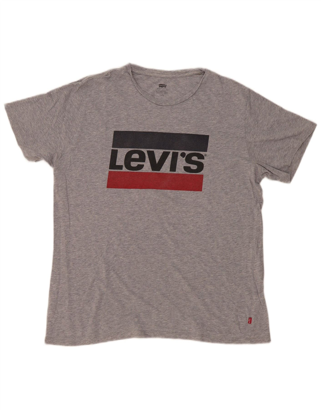 Ανδρικό γραφικό T-Shirt Levi's Top Large Grey Flecked