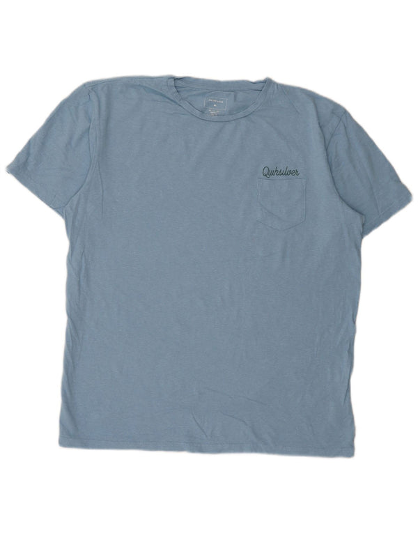 Ανδρικό γραφικό μπλουζάκι Quiksilver Regular Fit Top XL Μπλε βαμβακερό
