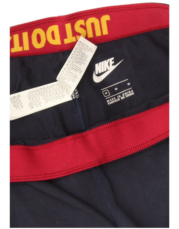 Γυναικεία γραφικά κολάν NIKE UK 12 Medium Navy Blue Cotton