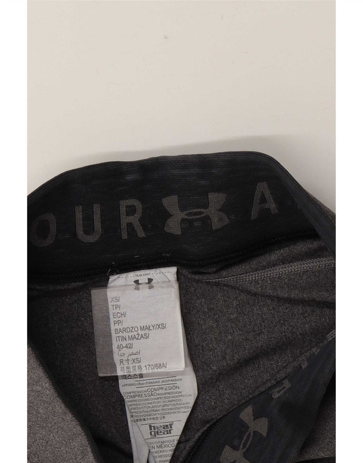 Under Armour Γυναικείο Crop κολάν UK 4 XS Grey Polyester