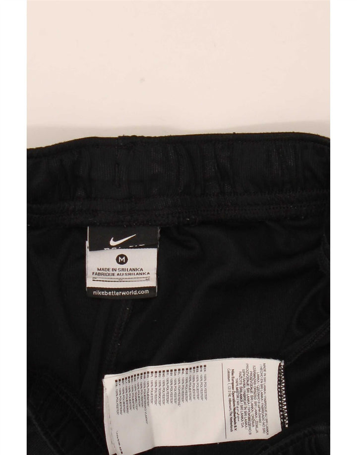 Ανδρικό αθλητικό σορτς Nike Dri Fit, μεσαίο μαύρο ριγέ πολυεστέρα