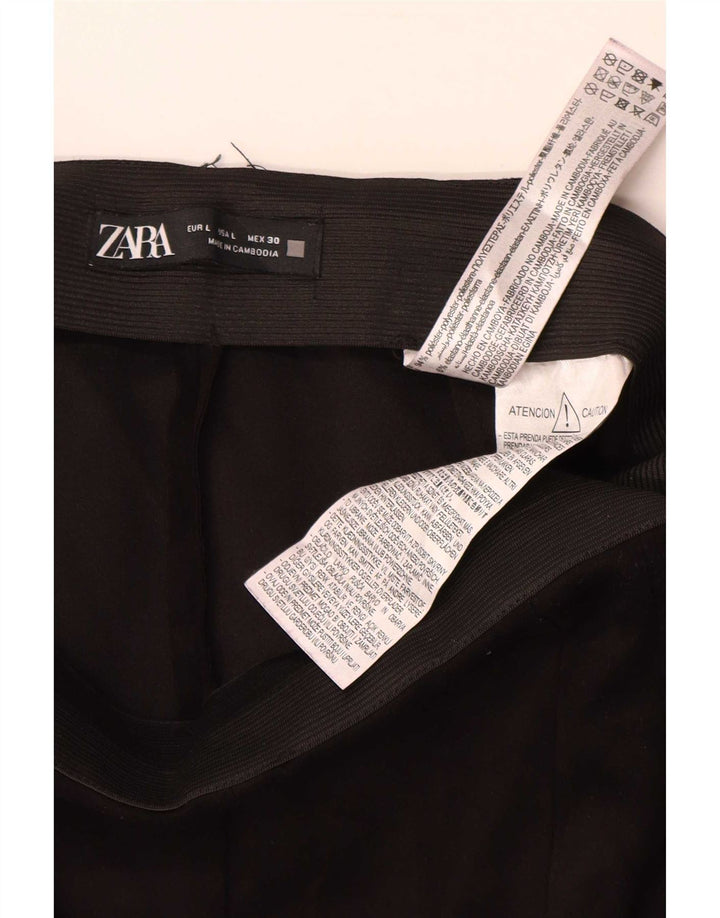 Zara Γυναικείο Κολάν UK 14 Large Black Polyester