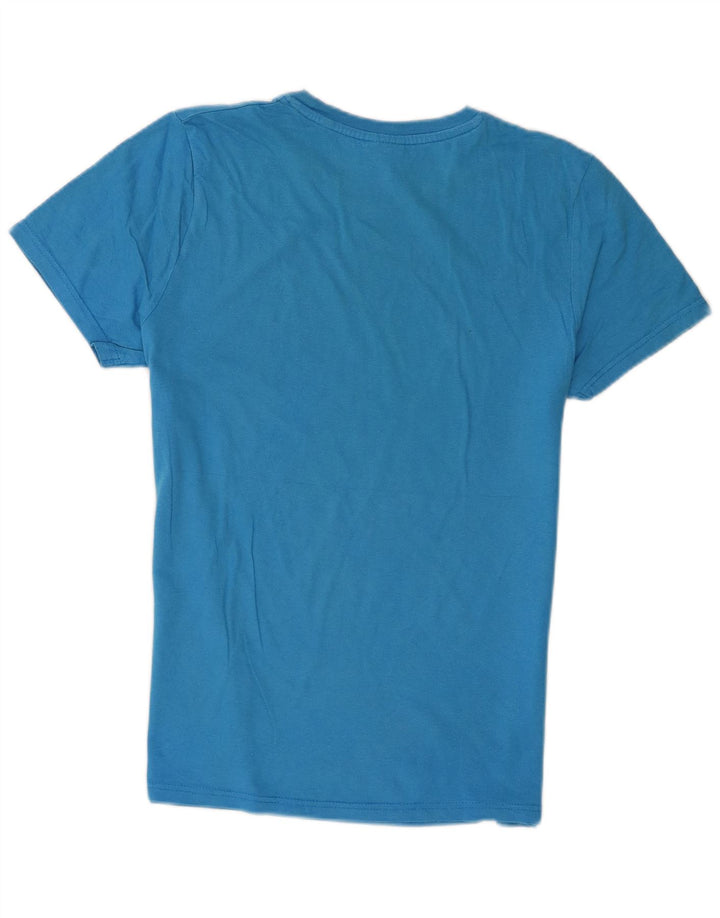 Maui and Sons Ανδρικό γραφικό T-Shirt Top από μεσαίο μπλε βαμβακερό