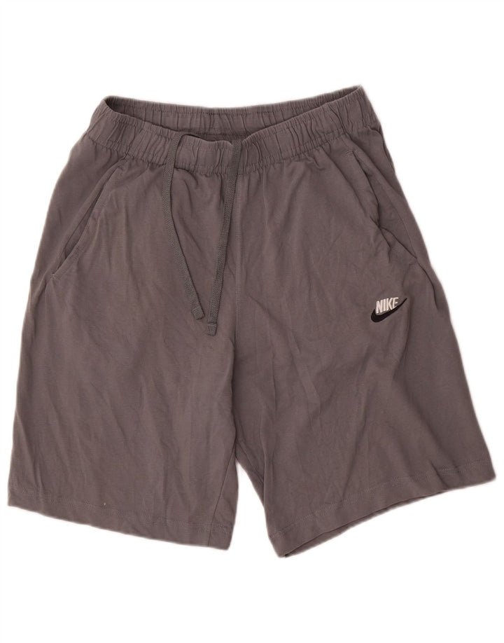 Ανδρικό αθλητικό σορτς Nike, μεσαίο γκρι βαμβακερό