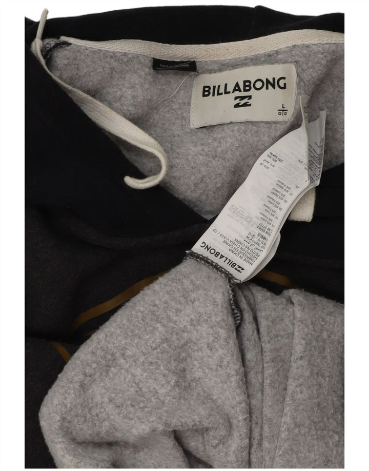 BILLABONG Ανδρικό γραφικό μπλουζάκι με φούτερ με μεγάλο γκρι βαμβακερό χρώμα