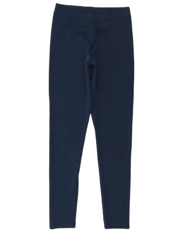 Γυναικεία γραφικά κολάν Adidas UK 10 Small Navy Blue Polyester