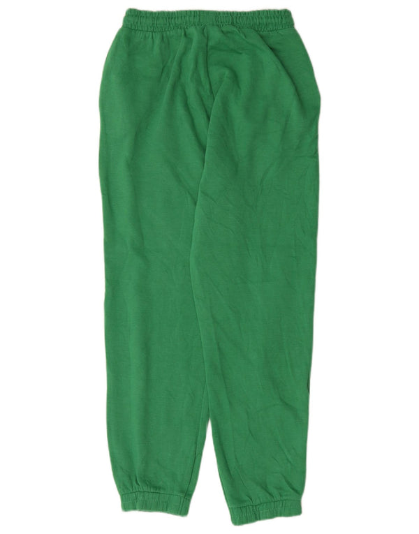 Zara Γυναικεία αθλητική φόρμα Παντελόνι Joggers UK 12 Μεσαίο πράσινο βαμβακερό