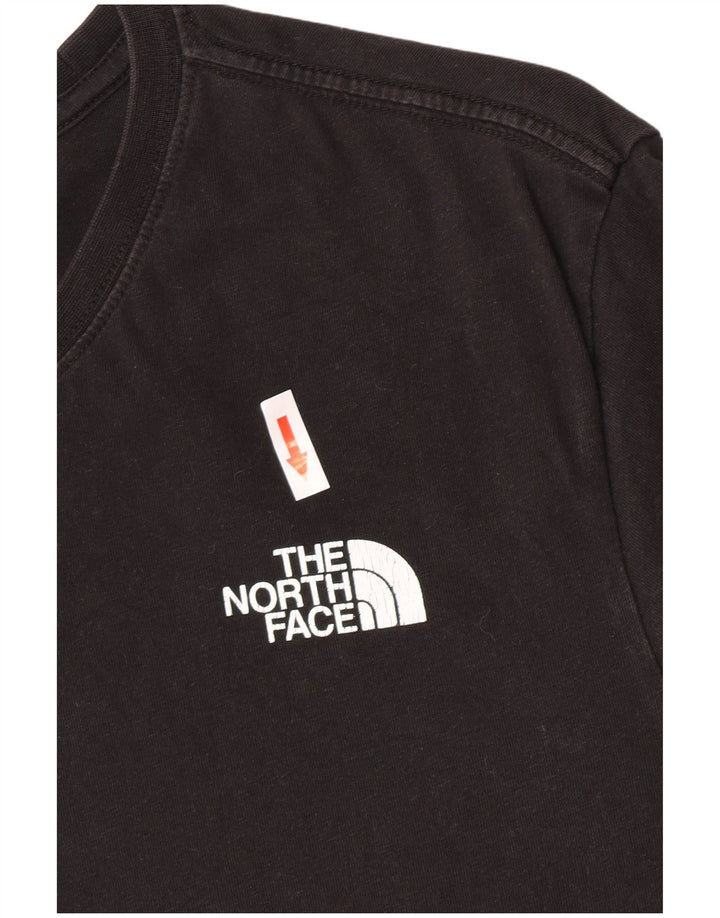 Ανδρικό γραφικό T-Shirt North Face Top Μεσαίο μαύρο βαμβακερό