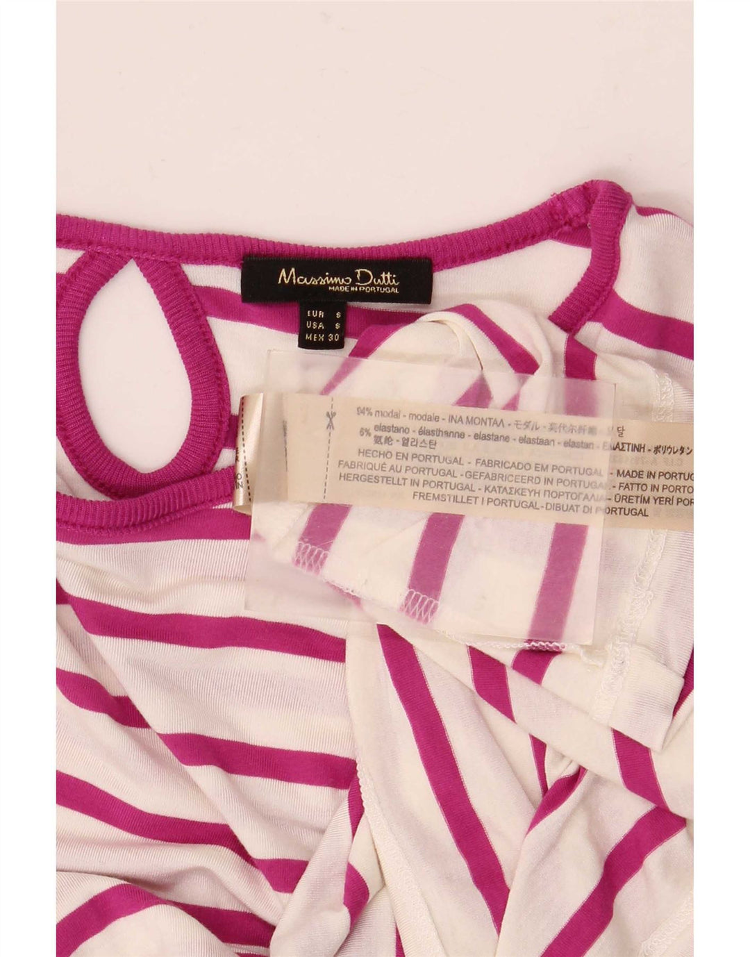 Massimo Dutti γυναικείο μακρυμάνικο UK 10 Small White Ride Modal