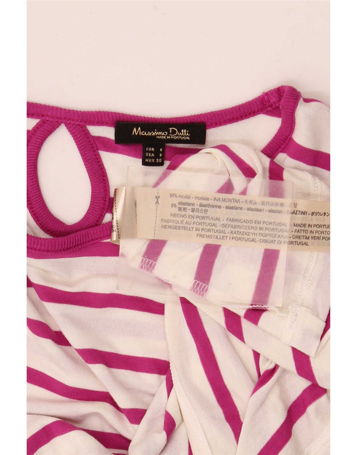 Massimo Dutti γυναικείο μακρυμάνικο UK 10 Small White Ride Modal