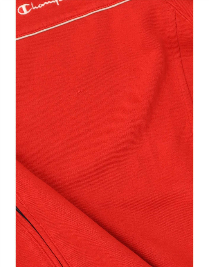Ανδρική φόρμα Champion Top Jacket με μεγάλο κόκκινο χρώμα, βαμβακερό