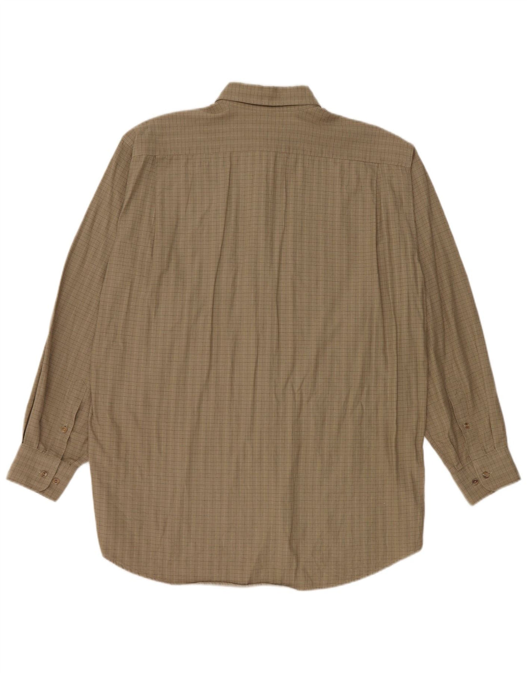 Ανδρικό πουκάμισο Lacoste νούμερο 40 Medium Beige Check Cotton