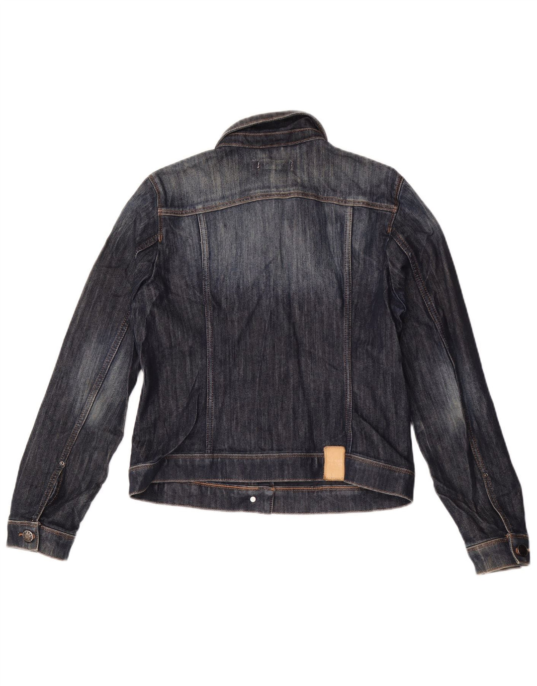 ZARA Γυναικείο Τζιν Μπουφάν UK 18 XL Navy Blue