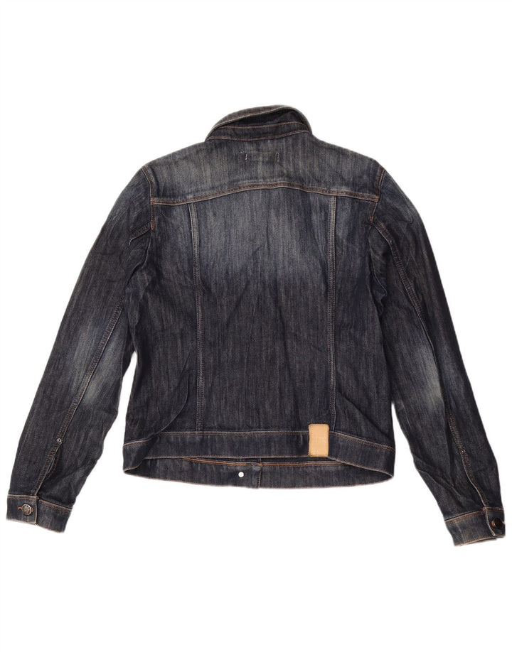 ZARA Γυναικείο Τζιν Μπουφάν UK 18 XL Navy Blue