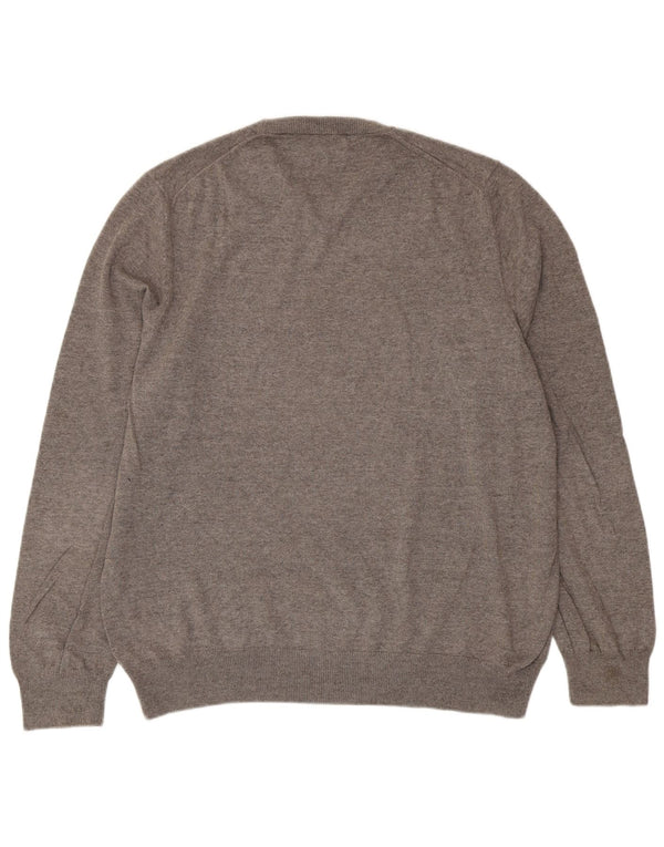 Ανδρικό πουλόβερ Marks & Spencer Crew Neck Jumper XL Γκρι βαμβακερό