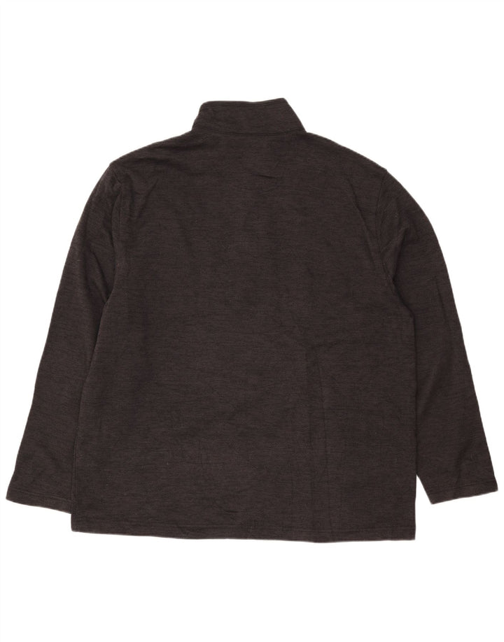 Ανδρικό φούτερ IZOD με λαιμόκοκκο Jumper XL Γκρι πολυεστέρας ψαροκόκαλο