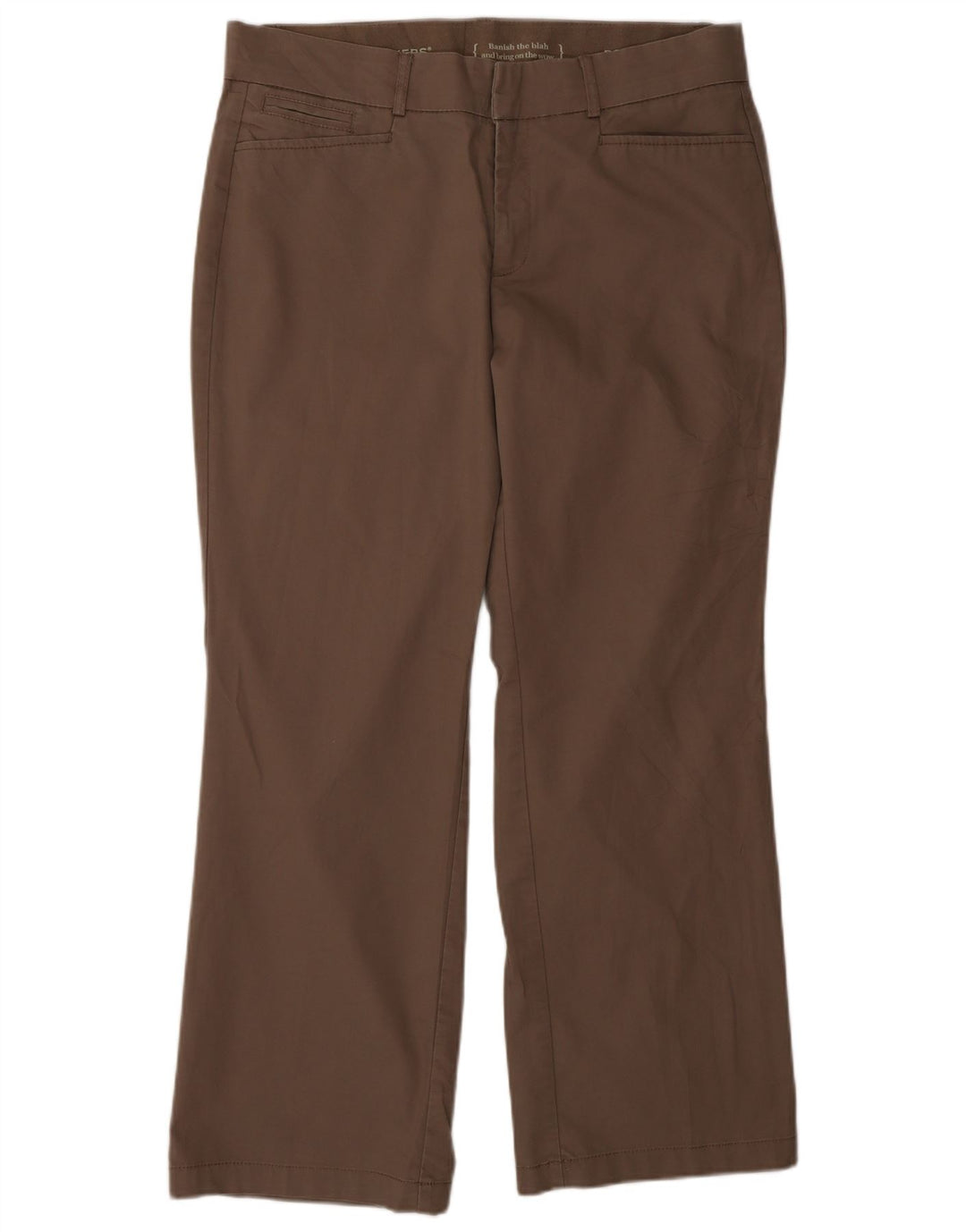DOCKERS Γυναικείο ίσιο casual παντελόνι US 12 Large W32 L28 Brown