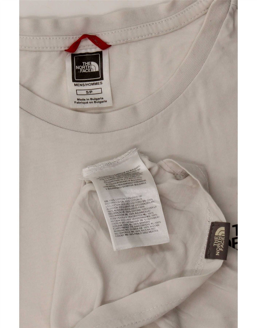 Ανδρικό T-Shirt North Face Top Small White Βαμβακερό