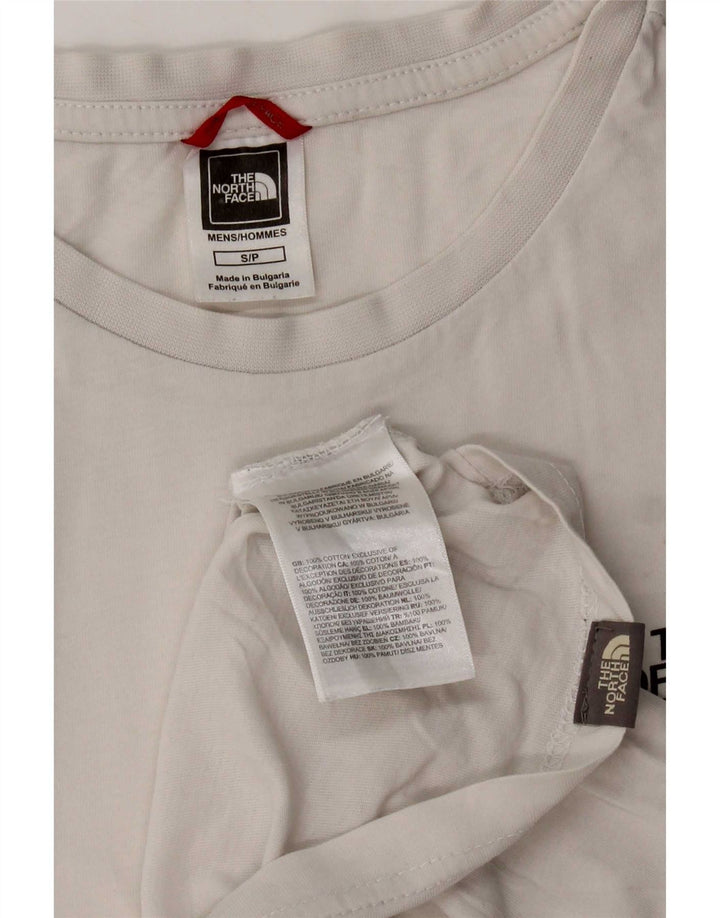 Ανδρικό T-Shirt North Face Top Small White Βαμβακερό