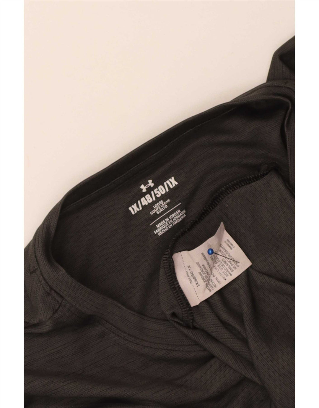 Under Armour Ανδρικό T-Shirt Top XL Grey Flecked Polyester