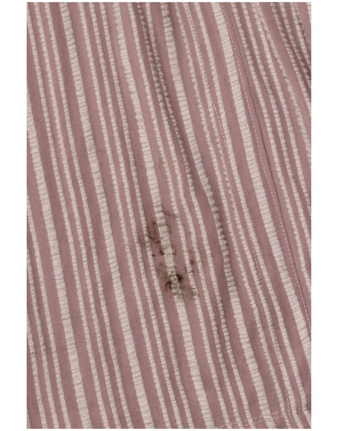 Zara Γυναικείο φόρεμα A-Line UK 14 Μεσαίο ροζ ριγέ βισκόζη