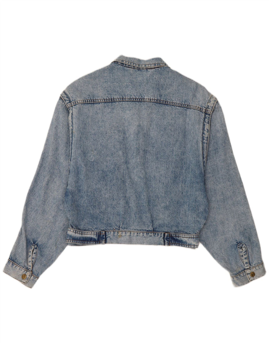 Vintage γυναικείο τζιν μπουφάν UK 12 μεσαίο μπλε βαμβακερό