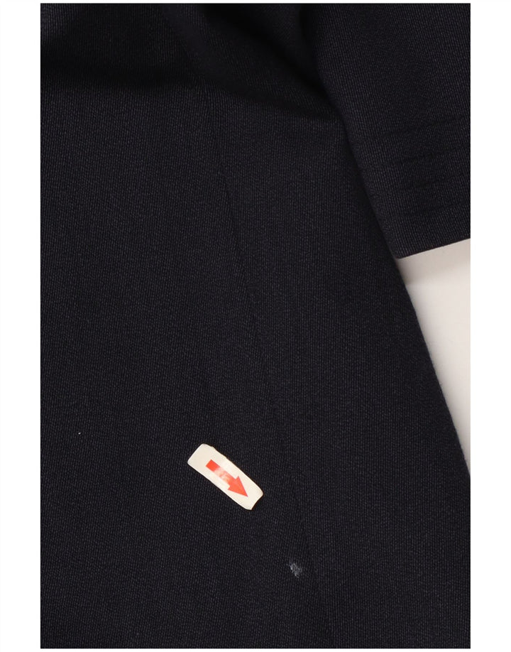 Vintage Ανδρικό Πανωφόρι UK 42 XL Navy Blue Wool