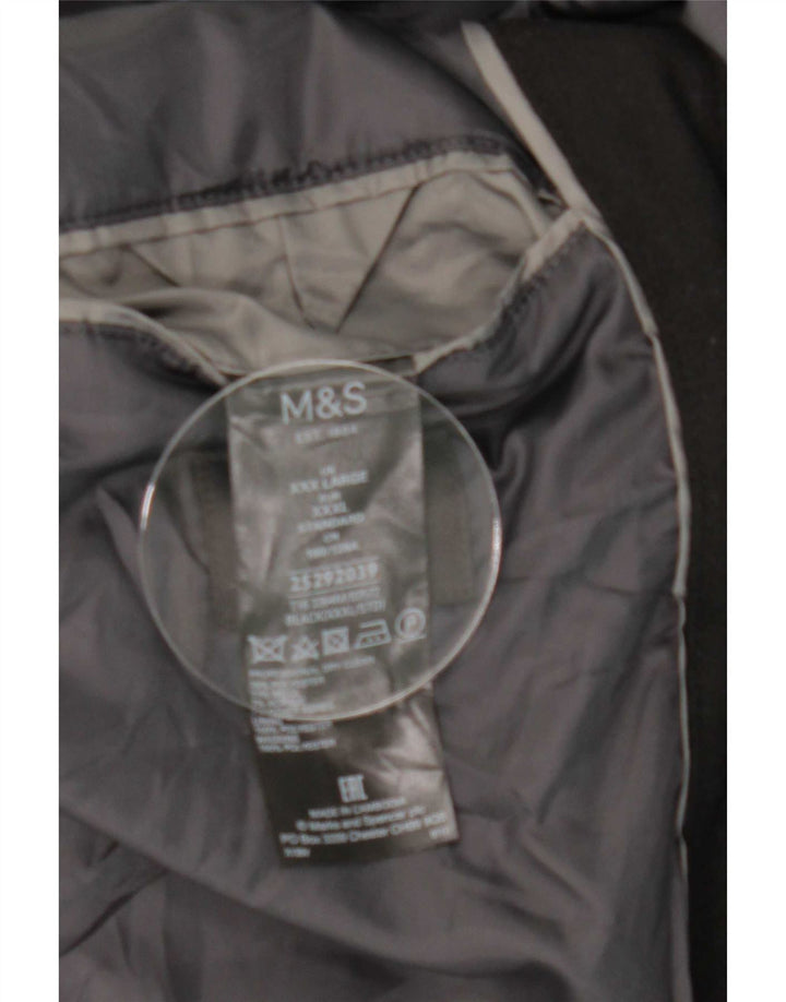 Ανδρικό πανωφόρι Marks & Spencer UK 46 3XL Μαύρος Πολυεστέρας