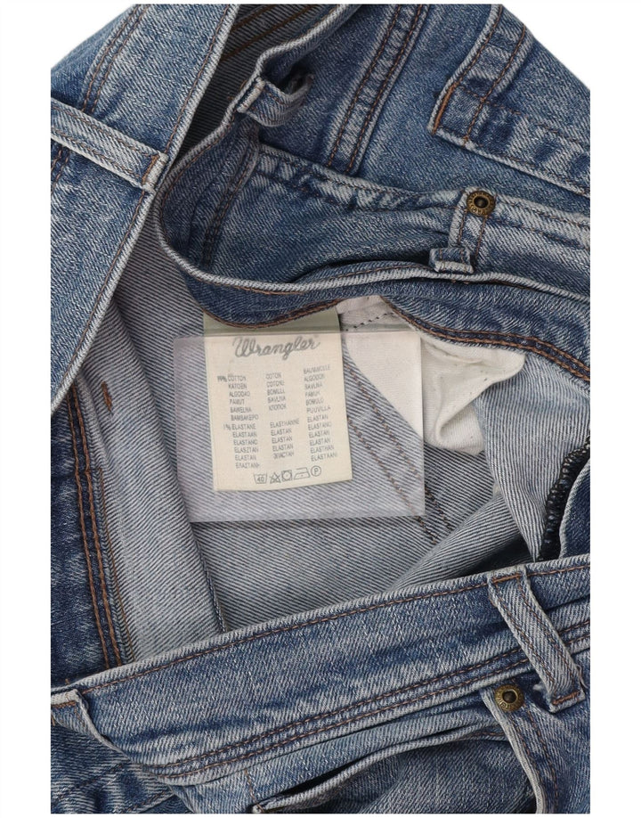 Ανδρικό τζιν WRANGLER ίσιο W36 L34 Μπλε βαμβακερό