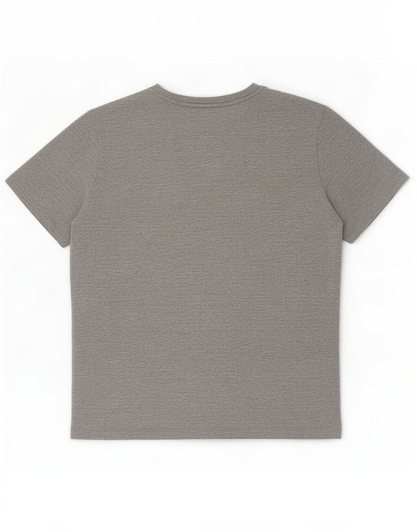 Champion Γυναικείο Γραφικό T-Shirt Top UK 14 Large Grey Cotton