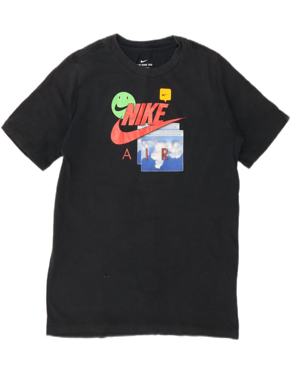 Μπλουζάκι Nike Boys Graphic T-shirt 13-14 ετών XL γκρι βαμβακερό