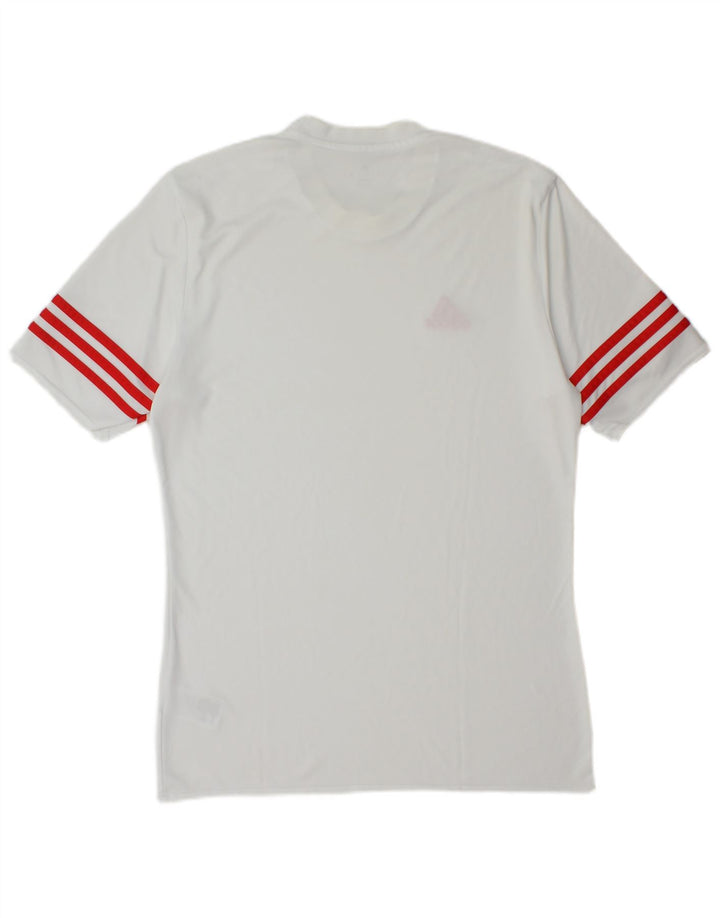 Ανδρικό T-Shirt Climalite Adidas Top Medium White Polyester
