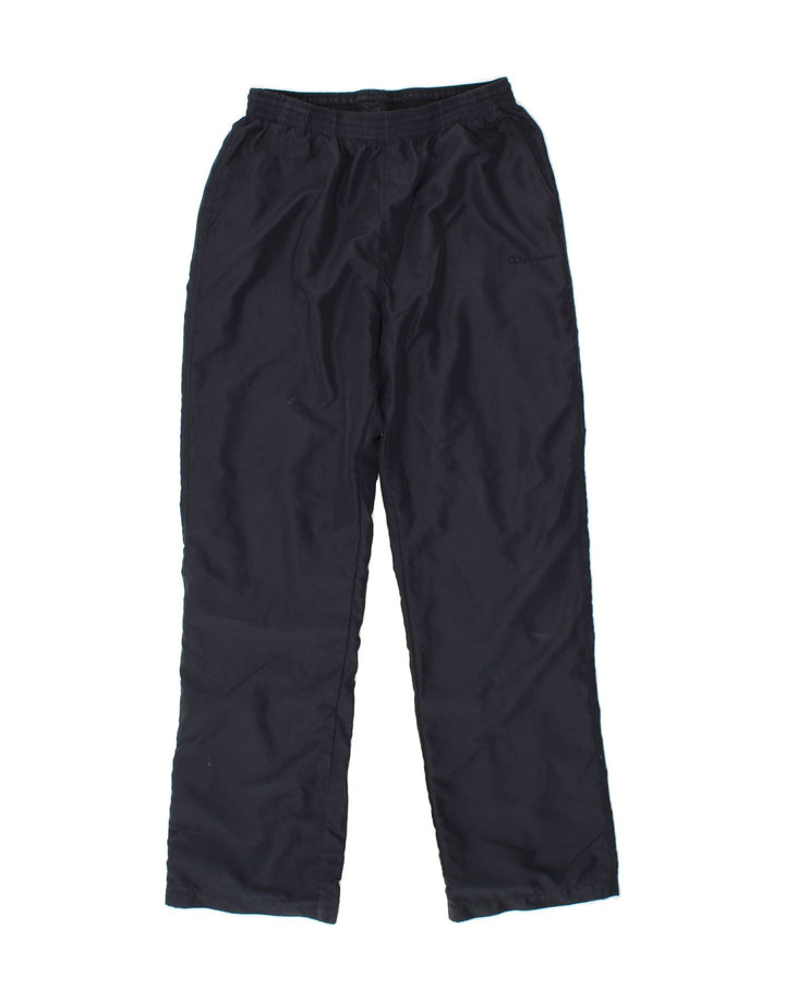 CHAMPION Mens Tracksuit Trousers Large Navy Blue Polyester Vintage Champion and Second-Hand Champion from Messina Hembry 