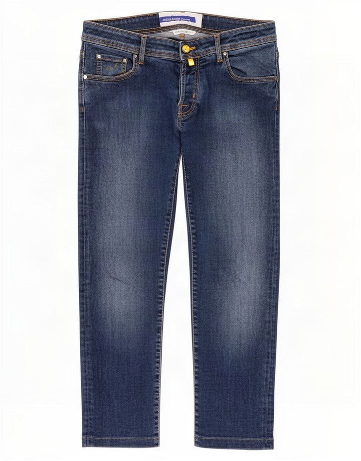 Jacob Cohen Ανδρικό Cropped Jeans W34 L25 Blue Cotton