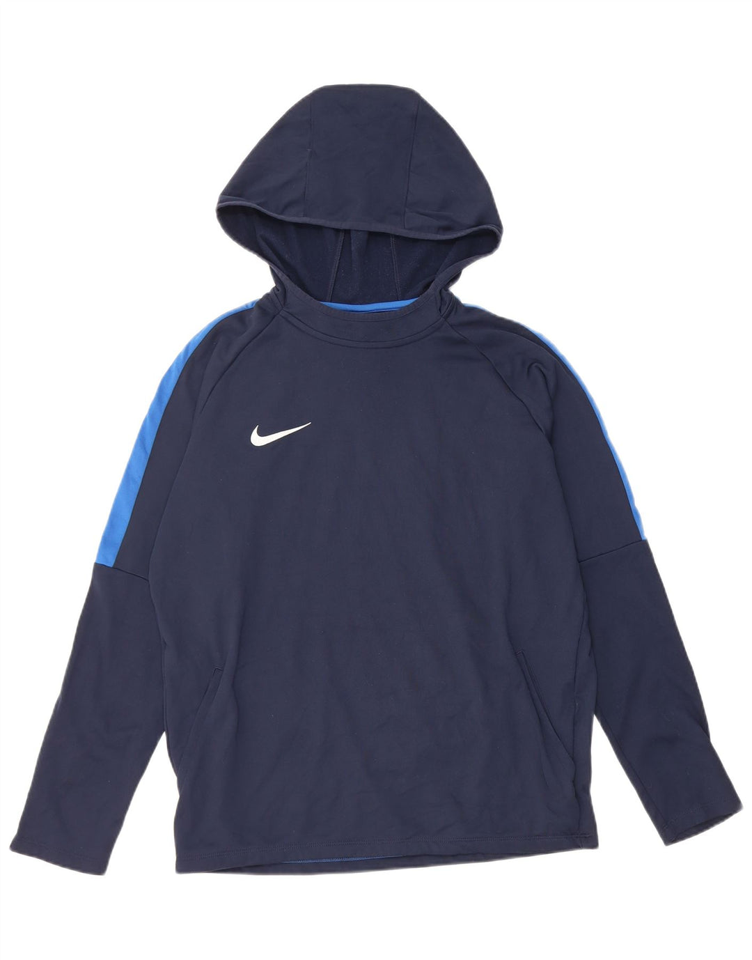 Ανδρικά φούτερ με κουκούλα Nike, μεσαίο μπλε ναυτικό, πολυεστέρας