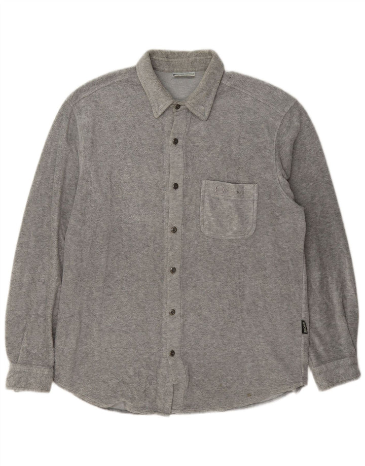Sergio Tacchini Ανδρικό πουκάμισο Fleece πουκάμισο XL Γκρι