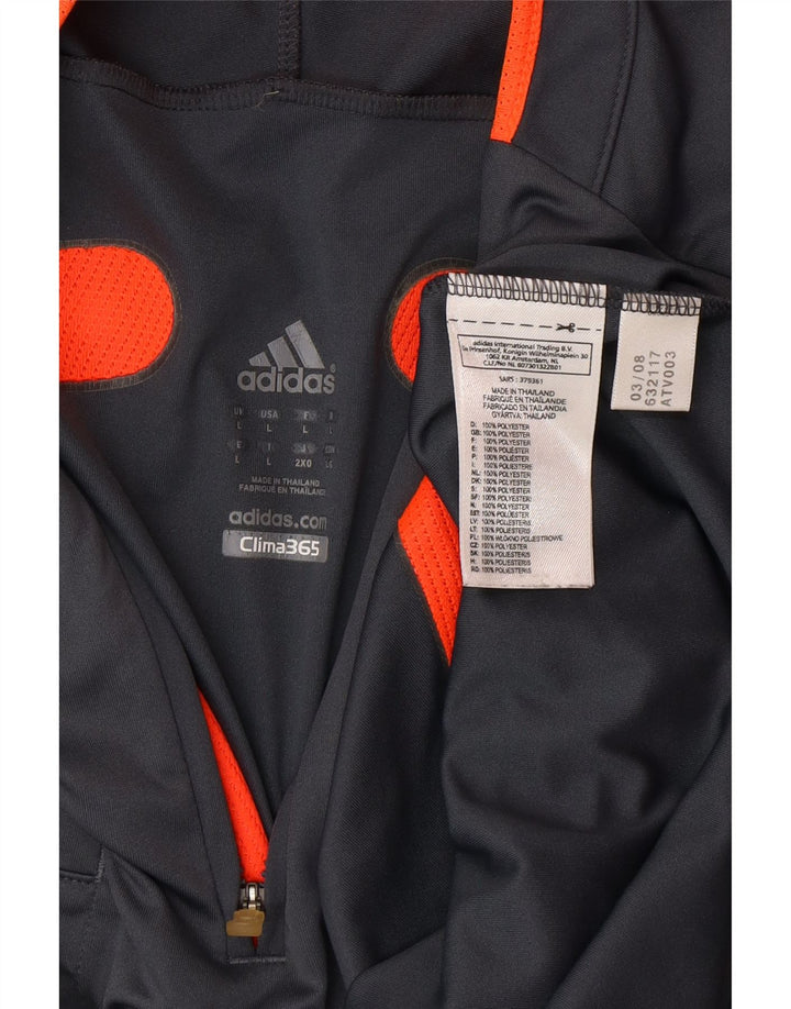 ADIDAS Mens Clima 365 Top Μακρυμάνικο Μεγάλο Γκρι Πολυεστέρας