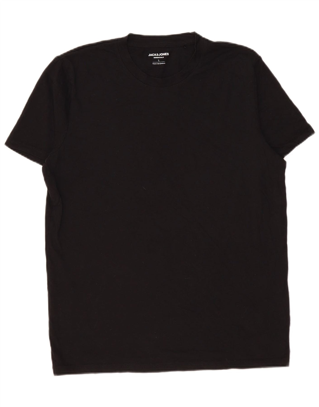Jack & Jones Ανδρικό T-Shirt Top μεγάλο μαύρο βαμβακερό
