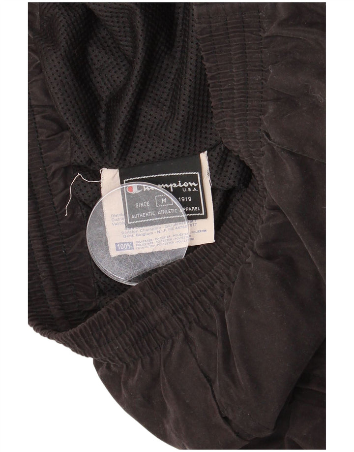 Ανδρική αθλητική φόρμα CHAMPION Παντελόνι από μεσαίο μαύρο πολυεστέρα