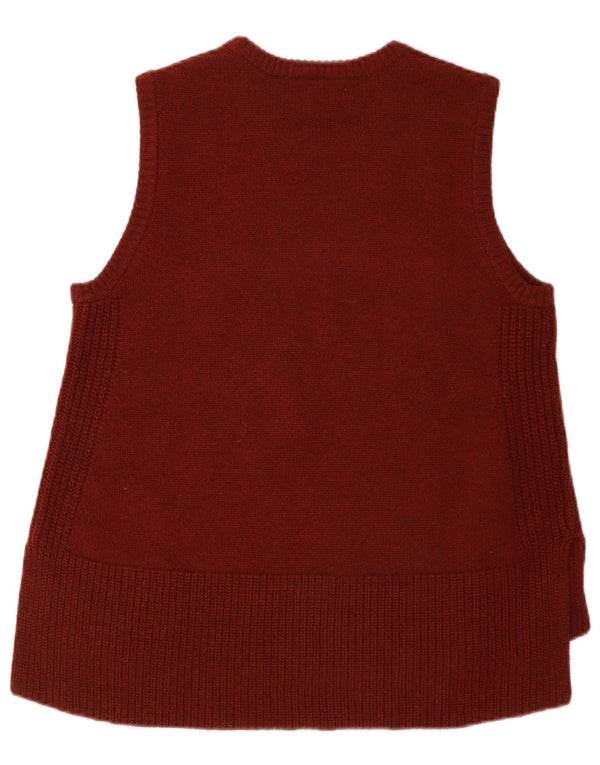Seasalt Cornwall Γυναικείο αμάνικο γιλέκο Tank Top UK 14 Large Burgundy