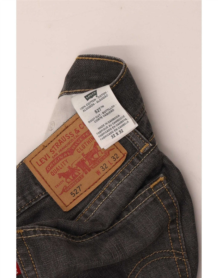 Levi's Mens 527 Bootcut Jeans W32 L27 Γκρι βαμβακερό