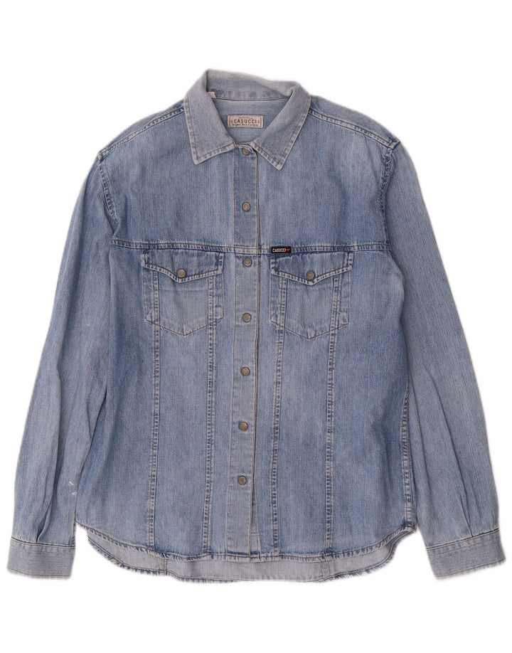 Γυναικείο τζιν πουκάμισο CASUCCI UK 18 XL Μπλε βαμβακερό