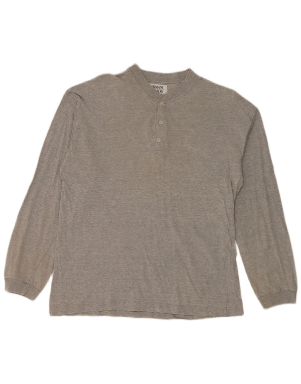 Armani Boys Top Μακρυμάνικο 13-14 ετών Γκρι Βαμβακερό