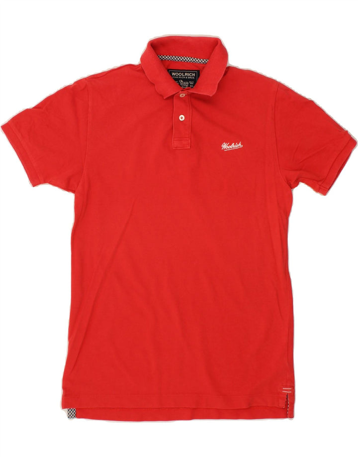 WOOLRICH Mens Polo Shirt Small Red Vintage Woolrich and Second-Hand Woolrich from Messina Hembry 